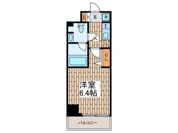 クレヴィスタ大森Ⅱの物件間取画像